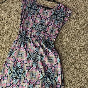 dress (short in the front long in the back)